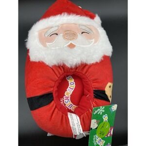 SQUISHMALLOWS new Santa Claus Slippers~Kids Size 13/1~Christmas~Holiday~NWT